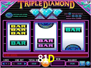 81D Premiação acumulada / Jackpot